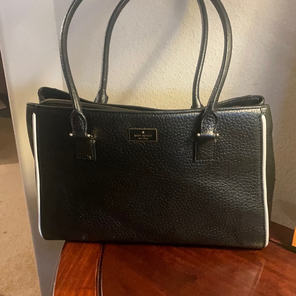 Kate Spade Black and White Satchel